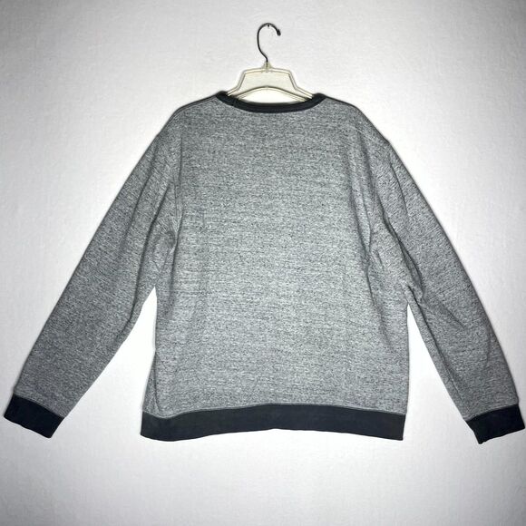 Blake Shelton x Lands' End Fleece Lined Crew Neck Sweater Gray Mens Size XL - Picture 3 of 10